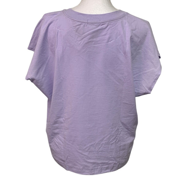 New Handprinted Womens XXL Lilac Purple 100% Cotton Rainbow Equality Muscle Tee - Picture 4 of 5